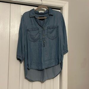 Denim comfy soft top